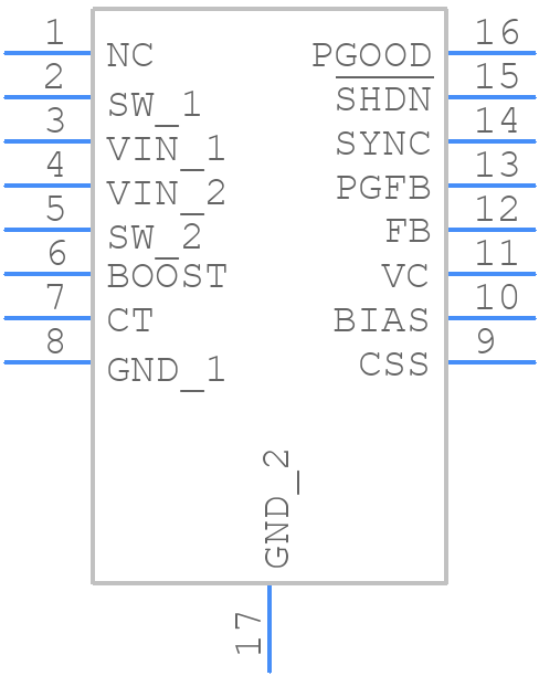 LT3434IFEPBF - Analog Devices - PCB symbol