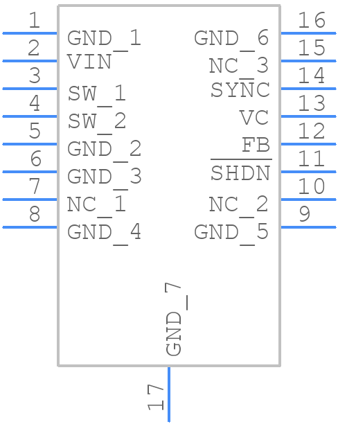 LT3436EFEPBF - Analog Devices - PCB symbol
