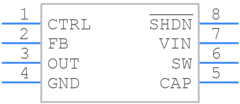 LT3464ETS8TRMPBF - Analog Devices - PCB symbol