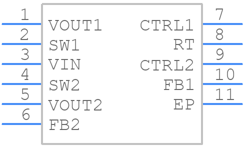 LT3466EDD-1PBF - Analog Devices - PCB symbol