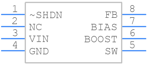 LT3470ITS8PBF - Analog Devices - PCB symbol