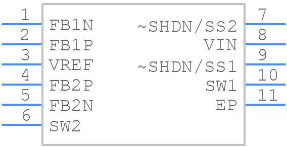 LT3471EDDPBF - Analog Devices - PCB symbol