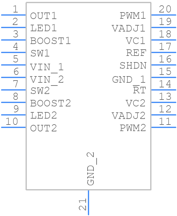LT3475EFEPBF - Analog Devices - PCB symbol