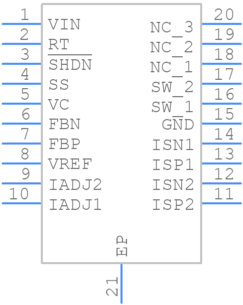 LT3477EFEPBF - Analog Devices - PCB symbol