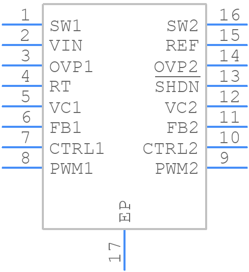 LT3486EDHCPBF - Analog Devices - PCB symbol