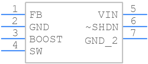 LT3493IDCBPBF - Analog Devices - PCB symbol