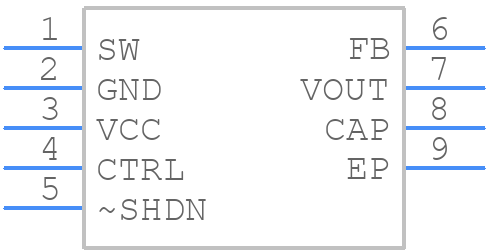 LT3494AEDDBPBF - Analog Devices - PCB symbol