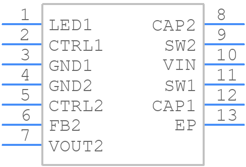LT3498EDDBTRMPBF - Analog Devices - PCB symbol