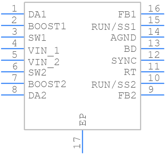 LT3509EMSEPBF - Analog Devices - PCB symbol