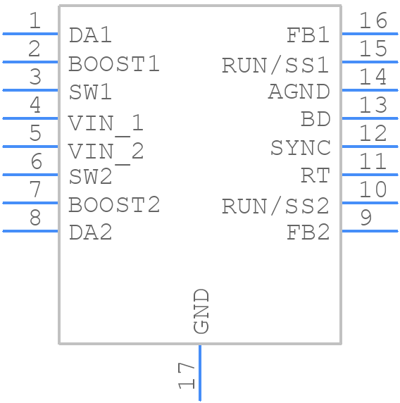 LT3509EMSETRPBF - Analog Devices - PCB symbol