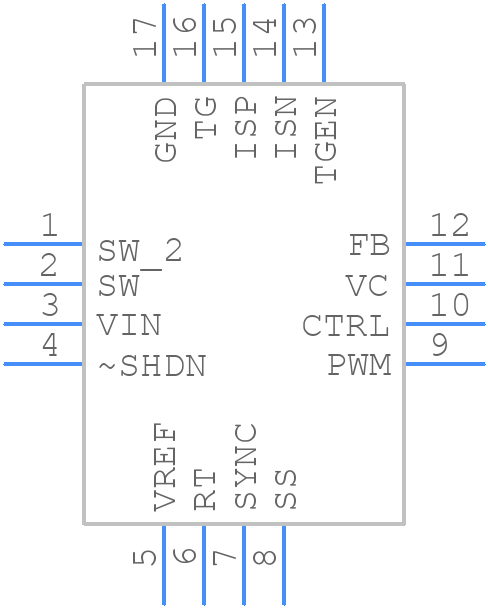 LT3517HUFPBF - Analog Devices - PCB symbol