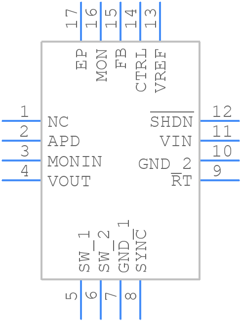 LT3571EUDPBF - Analog Devices - PCB symbol