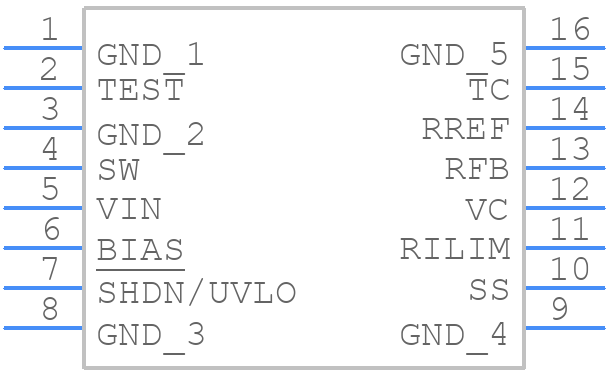 LT3574EMSTRPBF - Analog Devices - PCB symbol