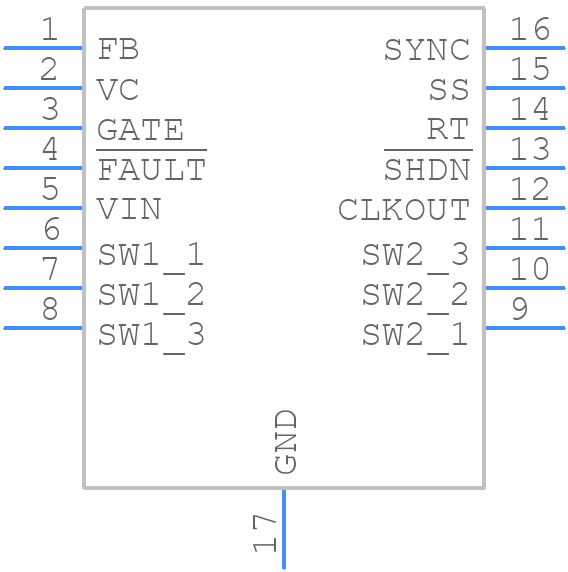 LT3581EMSETRPBF - Analog Devices - PCB symbol