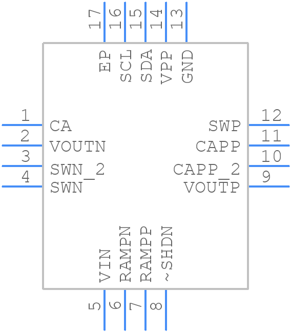 LT3582EUD-5TRPBF - Analog Devices - PCB symbol
