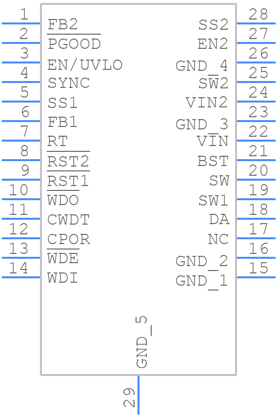 LT3640IFETRPBF - Analog Devices - PCB symbol