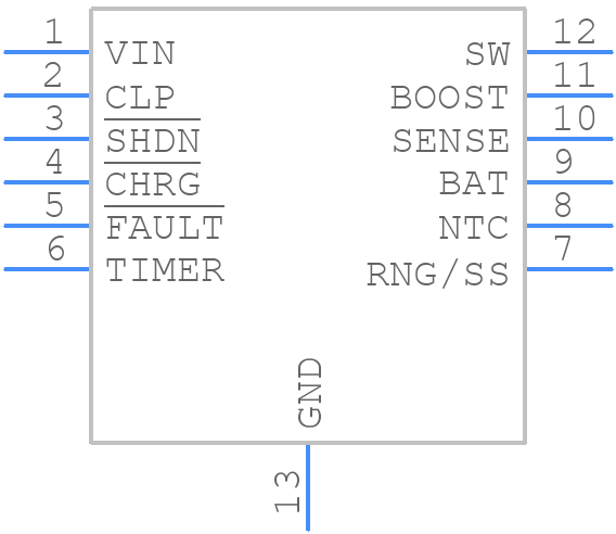 LT3650EDD-4.2TRPBF - Analog Devices - PCB symbol