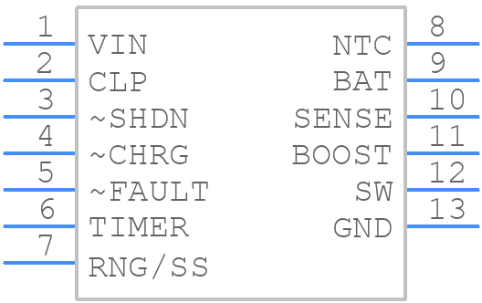 LT3650EDD-8.2TRPBF - Analog Devices - PCB symbol