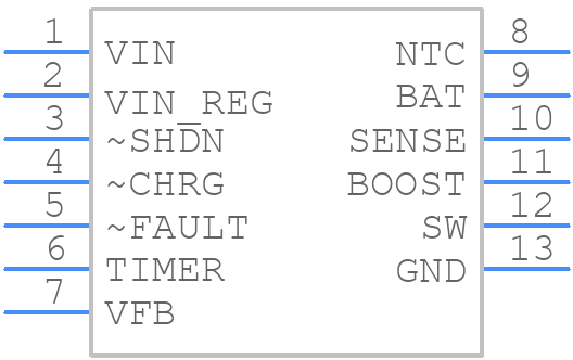 LT3652HVIDDPBF - Analog Devices - PCB symbol
