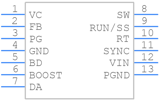 LT3682EDDPBF - Analog Devices - PCB symbol