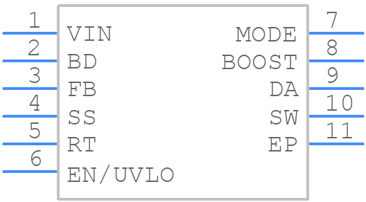 LT3686HDDPBF - Analog Devices - PCB symbol