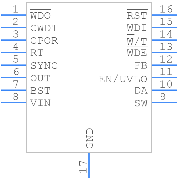 LT3689EMSE-5PBF - Analog Devices - PCB symbol