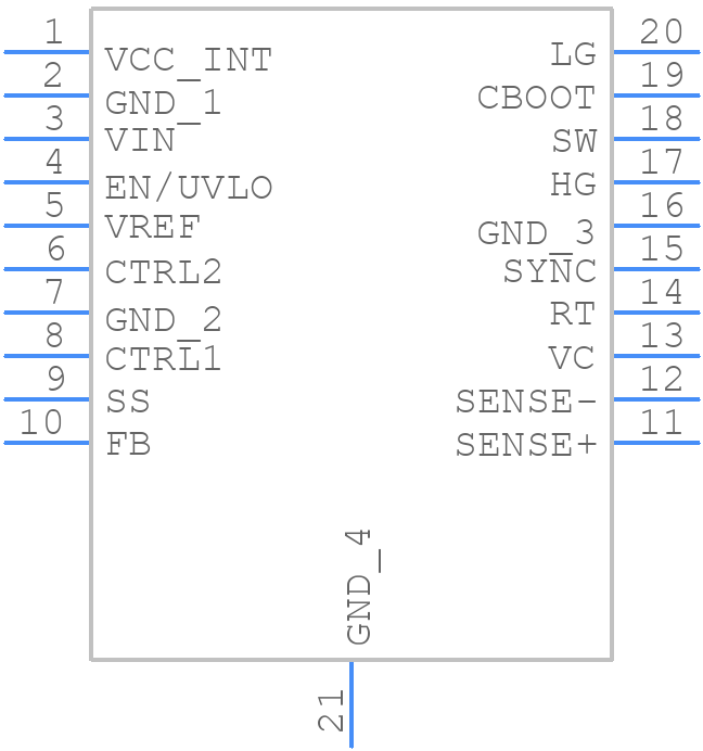 LT3741IFETRPBF - Analog Devices - PCB symbol