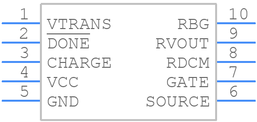 LT3750EMSPBF - Analog Devices - PCB symbol