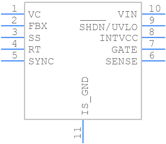 LT3758HMSETRPBF - Analog Devices - PCB symbol