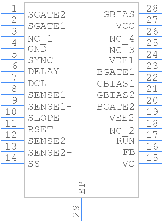 LT3782EFEPBF - Analog Devices - PCB symbol