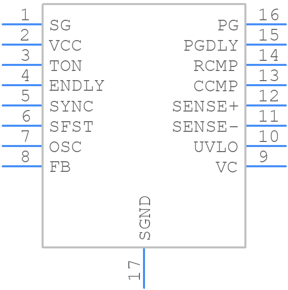 LT3837IFETRPBF - Analog Devices - PCB symbol