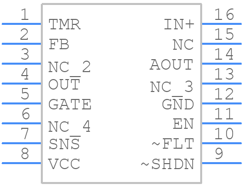 LT4356CS-3TRPBF - Analog Devices - PCB symbol