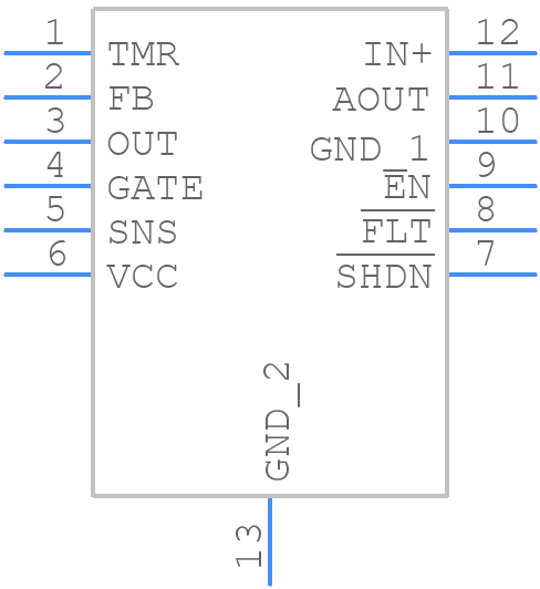 LT4356IDE-1PBF - Analog Devices - PCB symbol