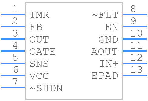 LT4356IDE-3TRPBF - Analog Devices - PCB symbol
