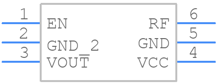 LT5534ESC6PBF - Analog Devices - PCB symbol