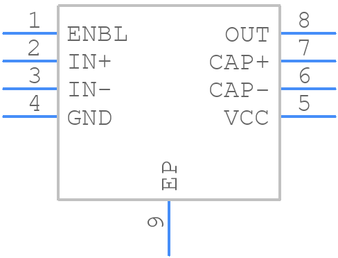 LT5538IDDPBF - Analog Devices - PCB symbol