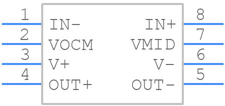 LT6600CS8-15PBF - Analog Devices - PCB symbol