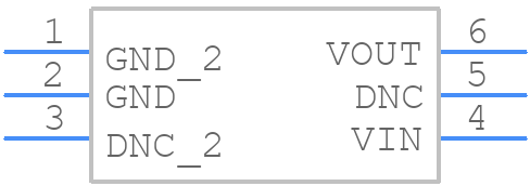LT6654AHS6-2.5TRMPBF - Analog Devices - PCB symbol