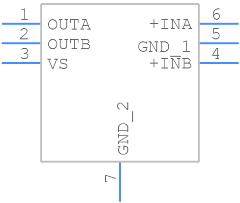 LT6700MPDCB-3PBF - Analog Devices - PCB symbol