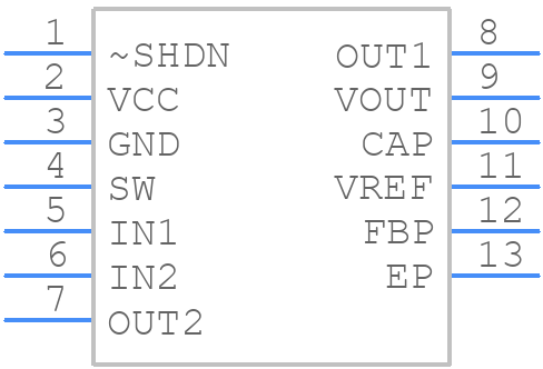 LT8415IDDBTRMPBF - Analog Devices - PCB symbol