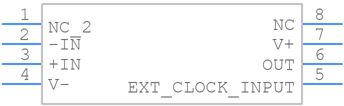 LTC1050CN8PBF - Analog Devices - PCB symbol