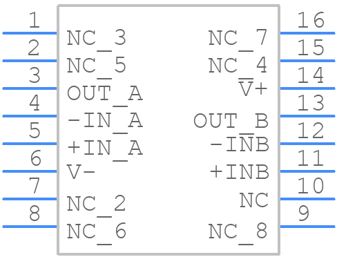 LTC1051CSWPBF - Analog Devices - PCB symbol
