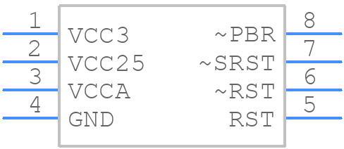 LTC1326IS8-2.5PBF - Analog Devices - PCB symbol