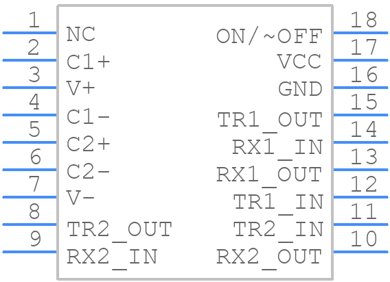 LTC1382CSWPBF - Analog Devices - PCB symbol