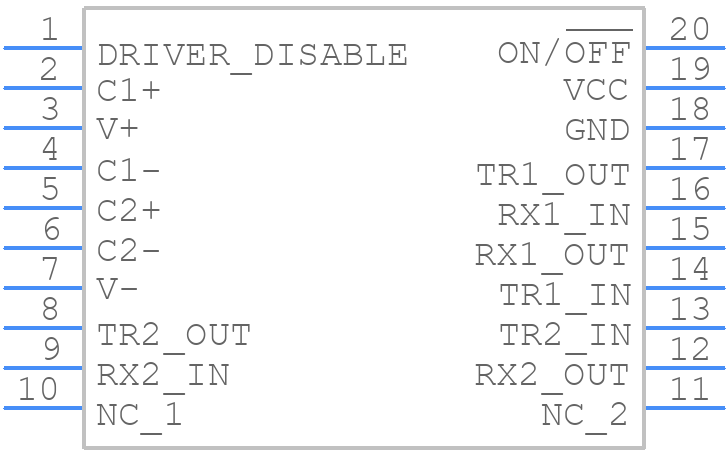 LTC1385CGPBF - Analog Devices - PCB symbol