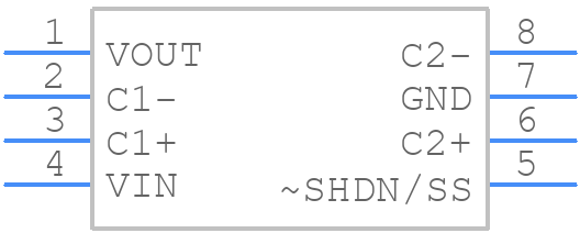 LTC1503CMS8-1.8PBF - Analog Devices - PCB symbol