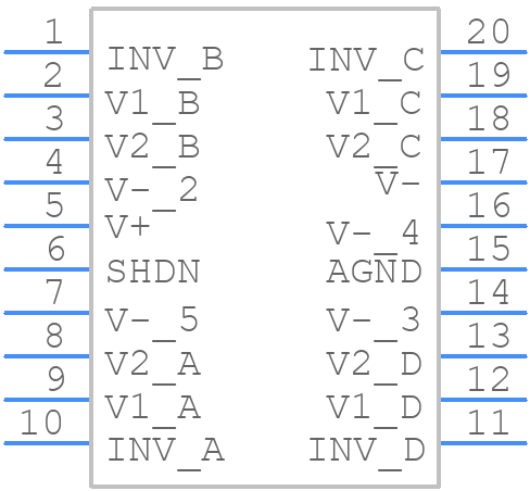 LTC1562CG-2PBF - Analog Devices - PCB symbol