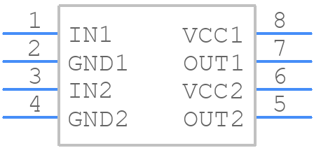 LTC1693-1IS8PBF - Analog Devices - PCB symbol