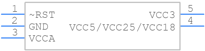 LTC1728ES5-2.5PBF - Analog Devices - PCB symbol