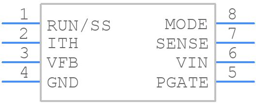 LTC1771EMS8PBF - Analog Devices - PCB symbol